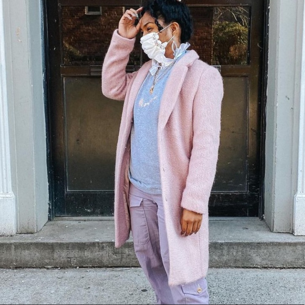 Pink Trench Coat